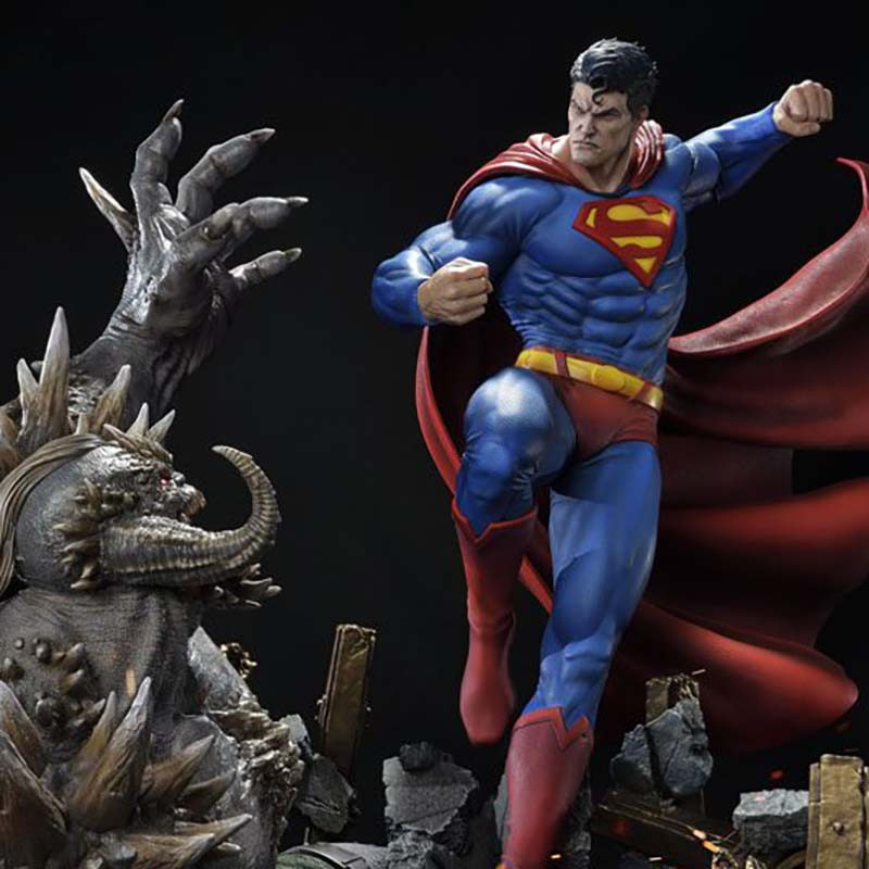 DC COMICS Statue Superman Vs Doomsday By Jason Fabok Prime 1 Studio