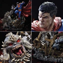  DC COMICS Statue Superman Vs Doomsday By Jason Fabok Prime 1 Studio