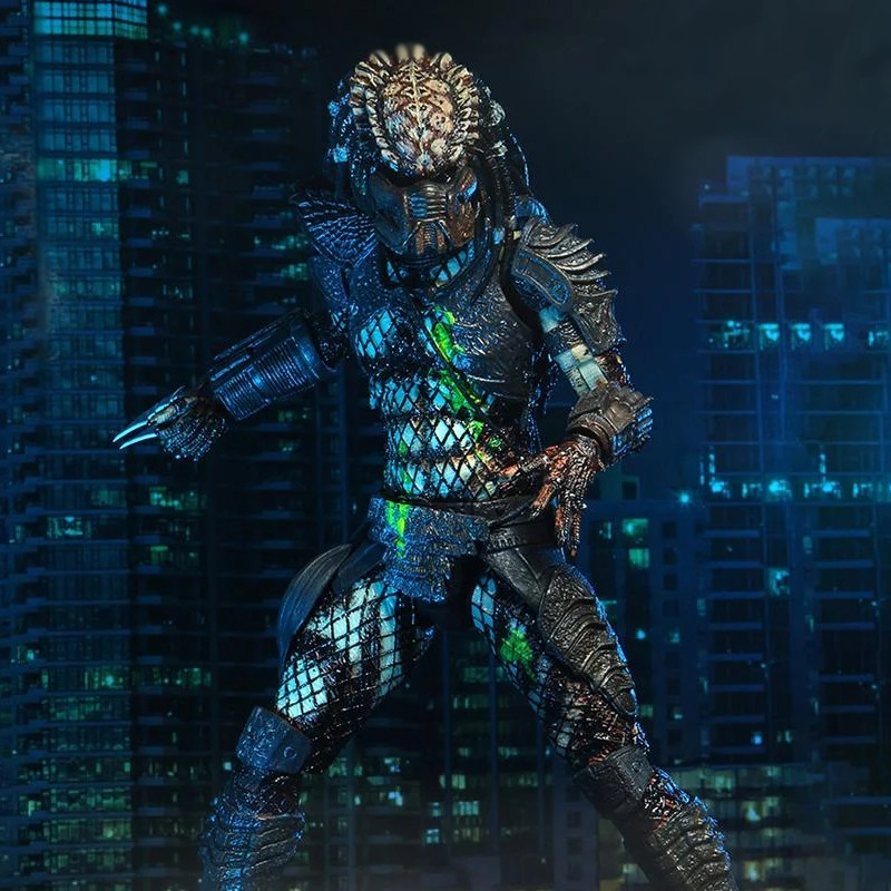 PREDATOR 2 Figurine Ultimate City Hunter Battle Damaged Neca PREDATOR 2 Figurine Ultimate City Hunter Battle Damaged Neca