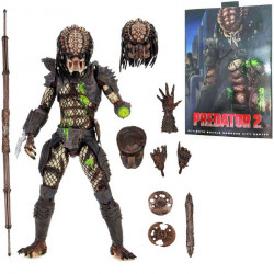  PREDATOR 2 Figurine Ultimate City Hunter Battle Damaged Neca