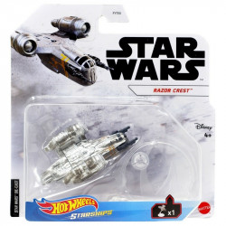 STAR WARS Razor Crest Hot Wheels Starships Collection