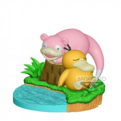 POKEMON Diorama Psykokwak & Ramoloss Banpresto