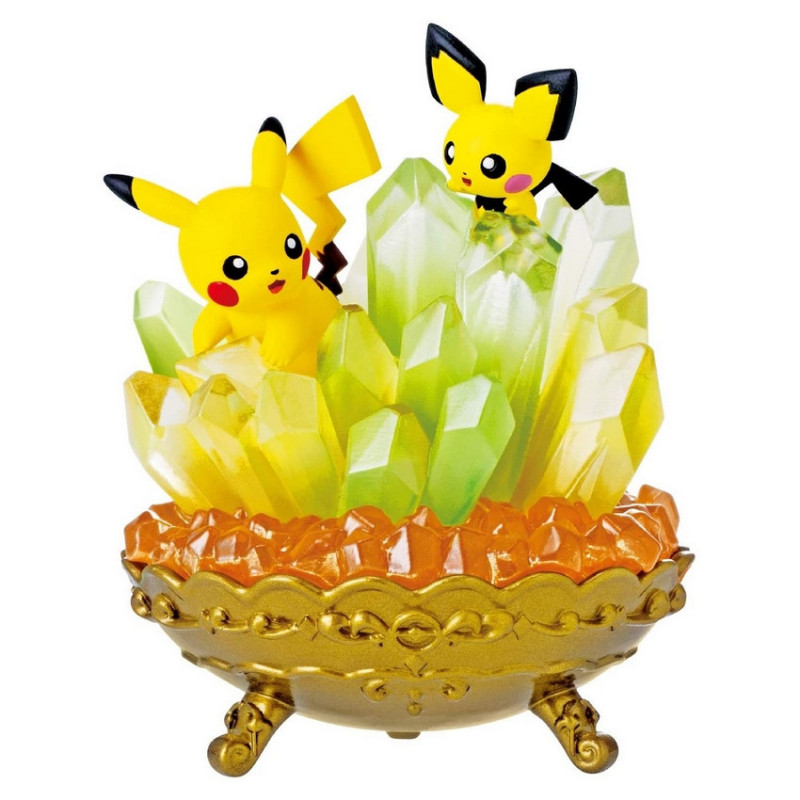 POKEMON Figurines Pikachu & Pichu Gemstone Collection Re-Ment