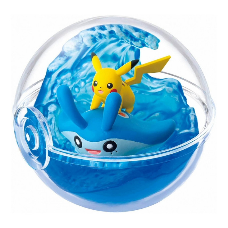 POKEMON Figurine Pikachu & Babimanta Terrarium Collection Change of Seasons