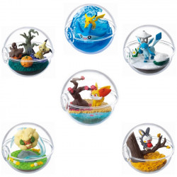 POKEMON Pack 6 Figurines Terrarium Collection Change of Seasons