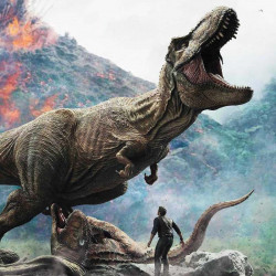 JURASSIC WORLD FALLEN KINGDOM Statue T-Rex & Carnotaurus Regular Version Prime 1 Studio