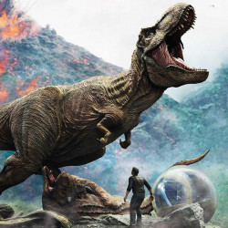 JURASSIC WORLD FALLEN KINGDOM Statue T-Rex & Carnotaurus Deluxe Version Prime 1 Studio