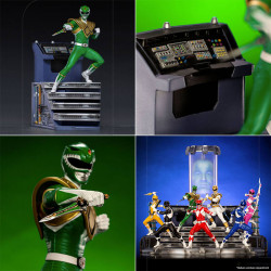  POWER RANGERS Statue Green Ranger BDS Art Scale Iron Studios