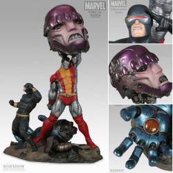  X-MEN VS Sentinel 1 Diorama Cyclops & Colossus Sideshow