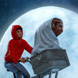 E.T. L’EXTRA-TERRESTRE Statue E.T. & Elliot Deluxe Art Scale Iron Studios