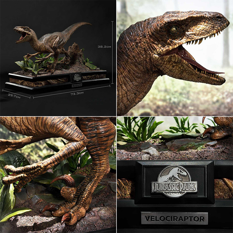 Jurassic Park Velociraptor A Icons Statue