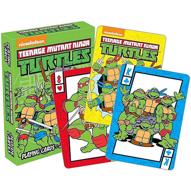 TORTUES NINJA Jeu de 54 Cartes Aquarius TORTUES NINJA Jeu de 54 Cartes Aquarius