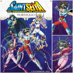 SAINT SEIYA Calendrier portfolio 2022 Ynnis Editions