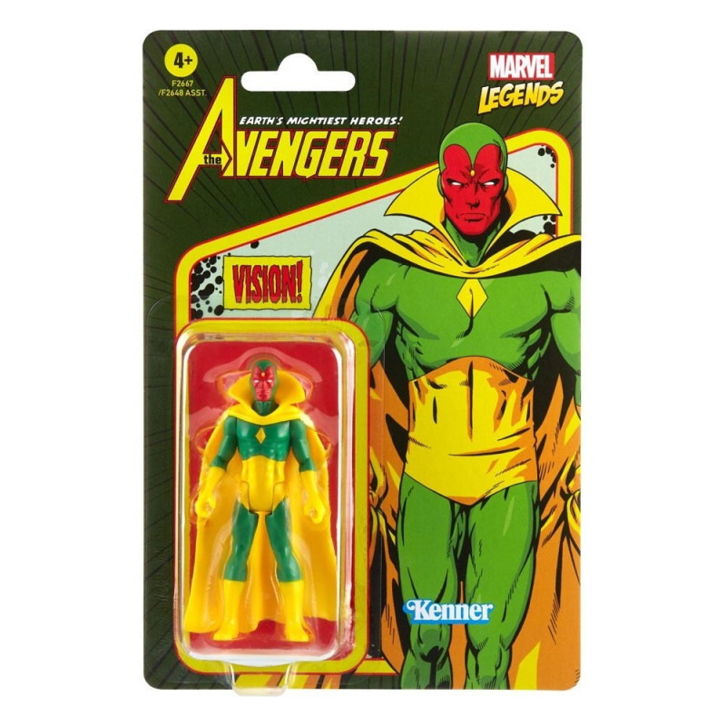 MARVEL LEGENDS Figurine Vision Kenner Retro Series Hasbro MARVEL LEGENDS Figurine Vision Kenner Retro Series Hasbro