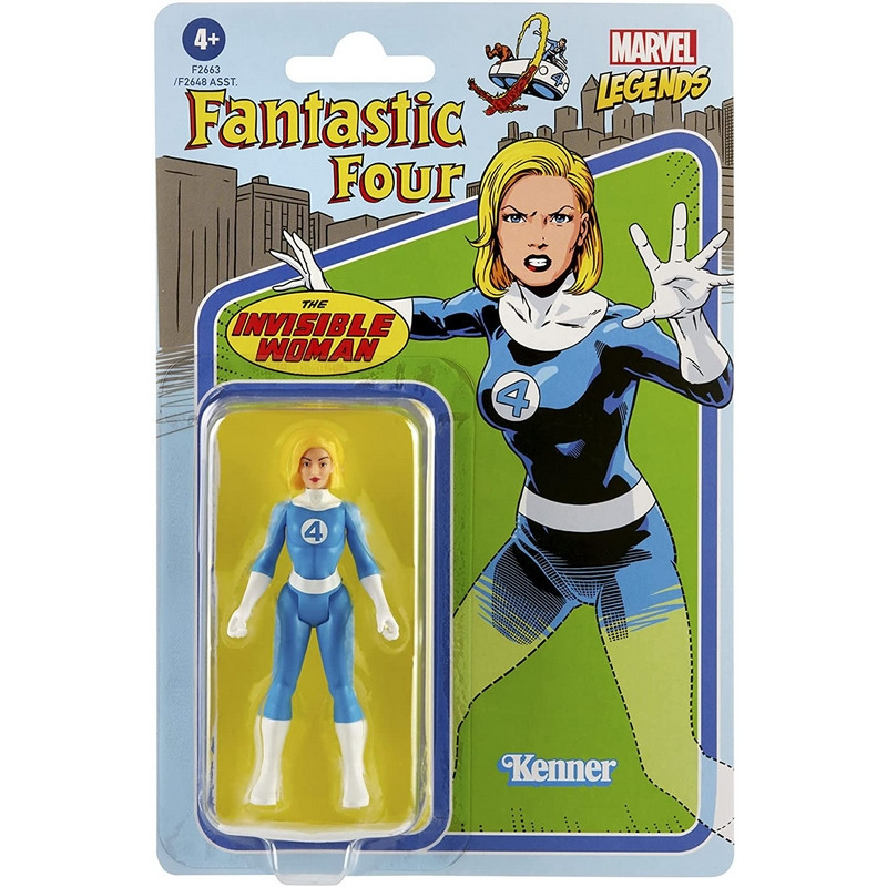 MARVEL LEGENDS Figurine Invisible Woman Kenner Retro Series Hasbro