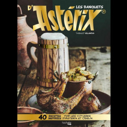 LES BANQUETS D'ASTERIX : 40 recettes inspirées par les voyages d'Astérix et Obélix Thibaud Villanova Hachette Heroes