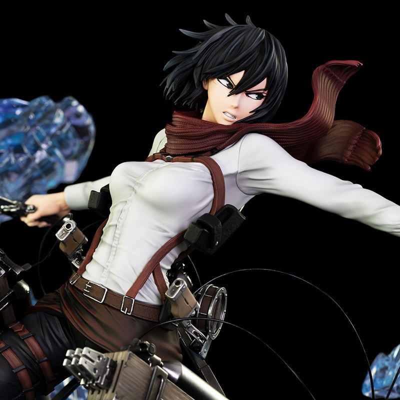 ATTACK ON TITAN Statue Mikasa Ackerman Kitsune Statue