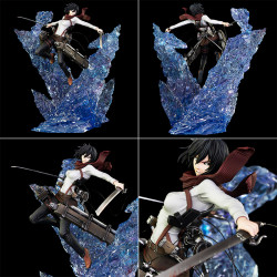  ATTACK ON TITAN Statue Mikasa Ackerman Kitsune Statue