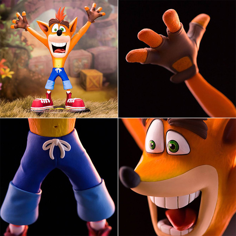 Figurine NECA Crash Bandicoot 15 Cm PVC - Avec Sa Boîte - Neuf Sous Blister