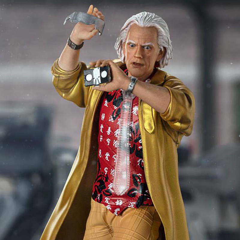 Figurine Hot Toys Doc Brown Retour vers le futur III