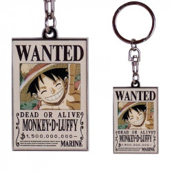 ONE PIECE - Porte-clés Wanted Luffy X4* - Abysse Corp