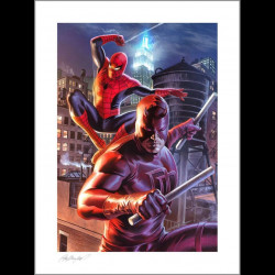 MARVEL Impression Art Print Daredevil & Spider-Man Sideshow