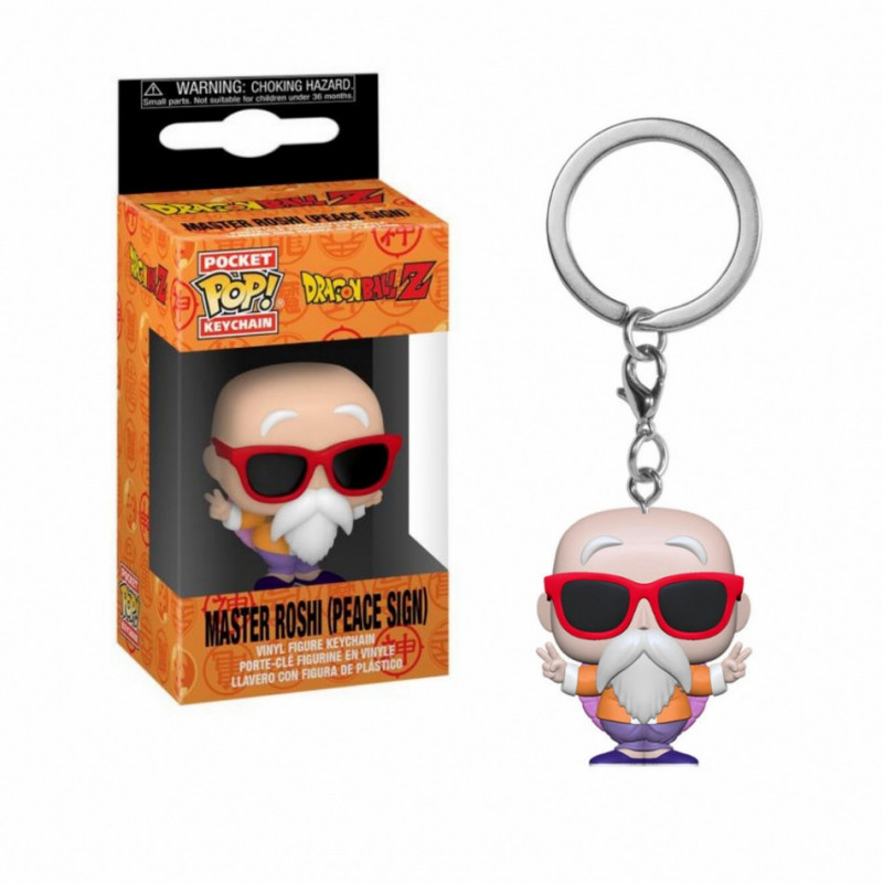 DRAGON BALL Z Porte-clés Master Roshi Peace Pocket Pop