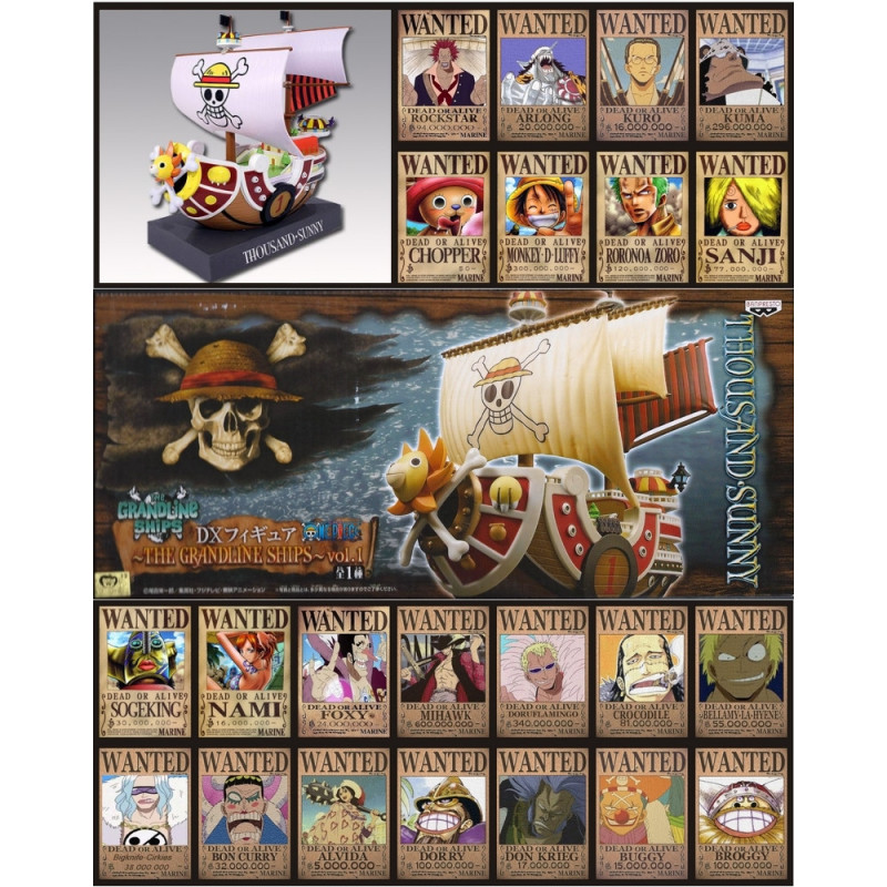 ONE PIECE Bateau Thousand Sunny Banpresto DX ONE PIECE Bateau Thousand Sunny Banpresto DX