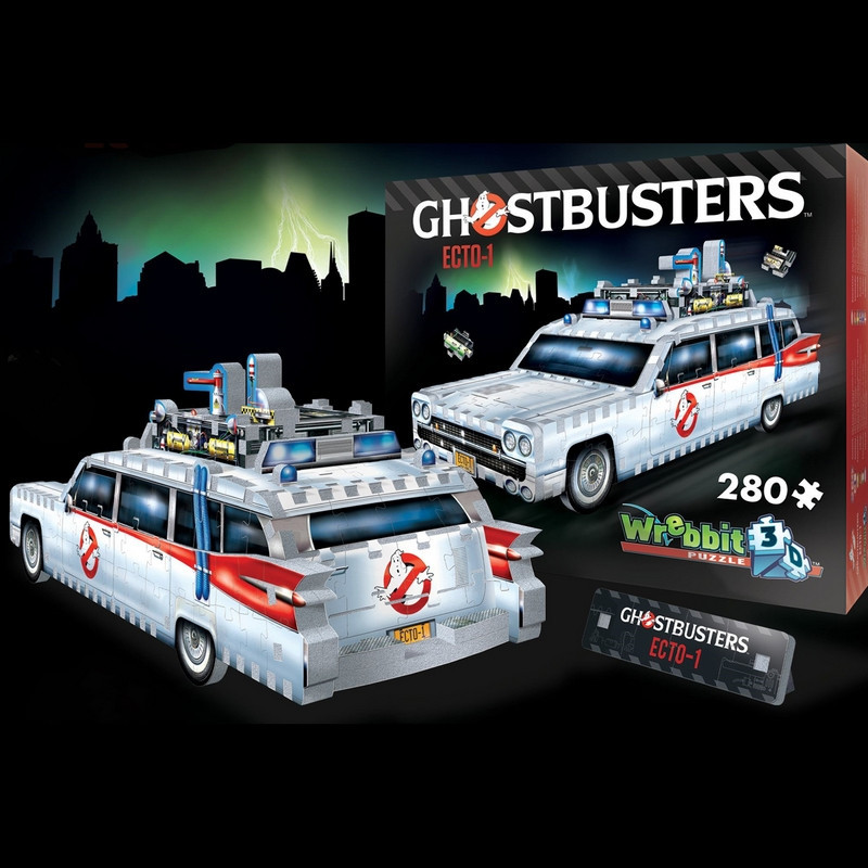 GHOSTBUSTERS Puzzle 3D Ecto 1 Wrebbit