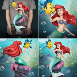  LA PETITE SIRENE Statue Master Craft Ariel Beast Kingdom