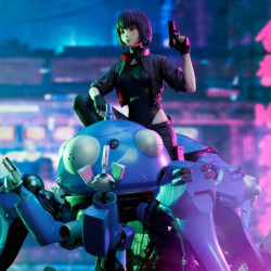 GHOST IN THE SHELL : SAC_2045 Statue Motoko Kusanagi And Tachikoma Prime 1 Studio