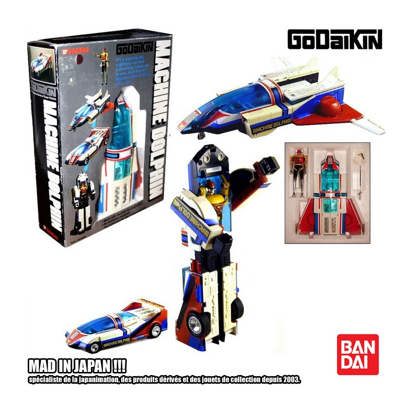 SEIUN KAMEN MACHINE MAN Machine Dolphin - Bandai Godaikin (Occasion) SEIUN KAMEN MACHINE MAN Machine Dolphin - Bandai Godaikin (Occasion)
