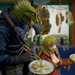 DOROHEDORO Statue Caiman & Nikaido Prime 1 Studio