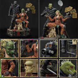  DOROHEDORO Statue Caiman & Nikaido Deluxe Version Prime 1 Studio