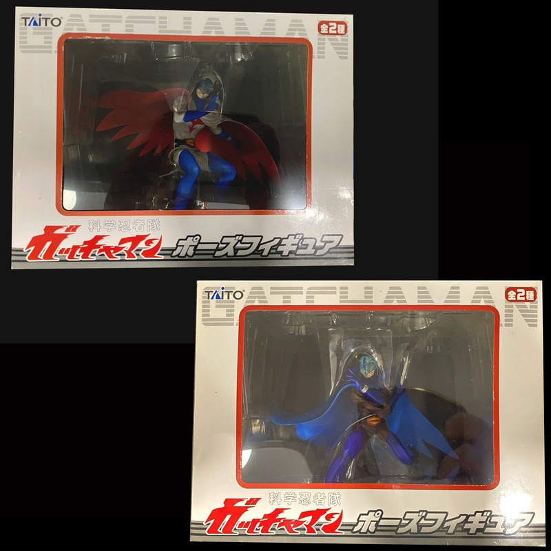 GATCHAMAN Pack Figurines Ken & Joe  Marc & Thierry Taito