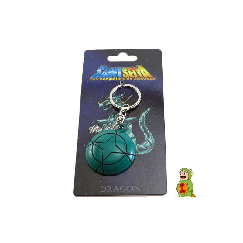 SAINT SEIYA Porte-Clés Bronze Dragon Métal Bouclier SAINT SEIYA Porte-Clés Bronze Dragon Métal Bouclier