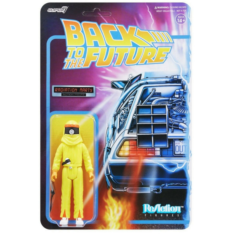 RETOUR VERS LE FUTUR Figurine ReAction Radiation Marty Super7 RETOUR VERS LE FUTUR Figurine ReAction Radiation Marty Super7