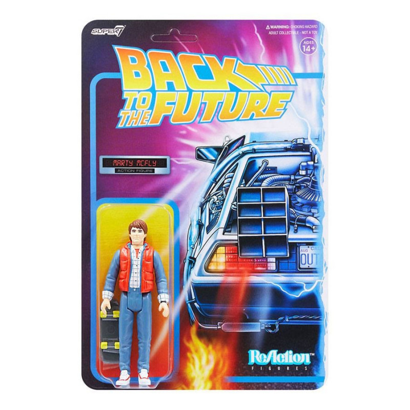 RETOUR VERS LE FUTUR Figurine ReAction Marty McFly Super7