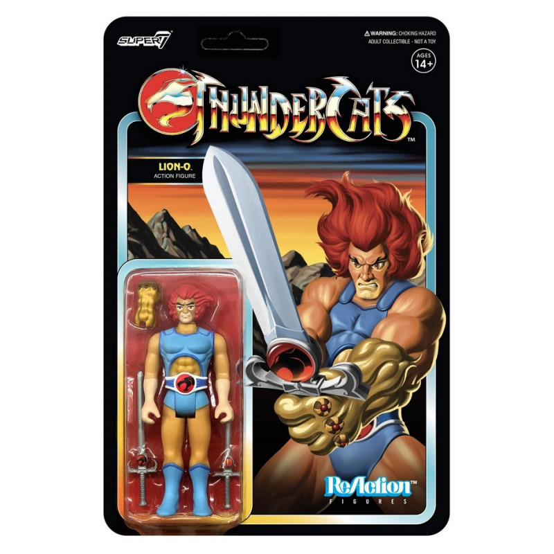 COSMOCATS Figurine ReAction Starlion Lion-O Super7 COSMOCATS Figurine ReAction Starlion Lion-O Super7