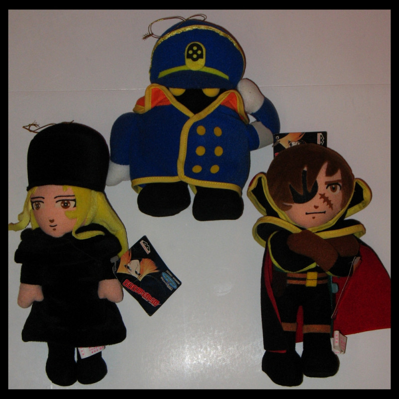 ALBATOR peluches Banpresto set de 3 : Albator ALBATOR peluches Banpresto set de 3 : Albator
