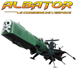 ALBATOR 84 Vaisseau Arcadia Aoshima SGM-01 die-cast