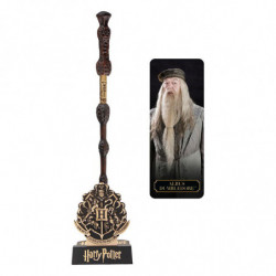 HARRY POTTER Stylo Baguette Magique & Présentoir Albus Dumbledore Cinereplicas