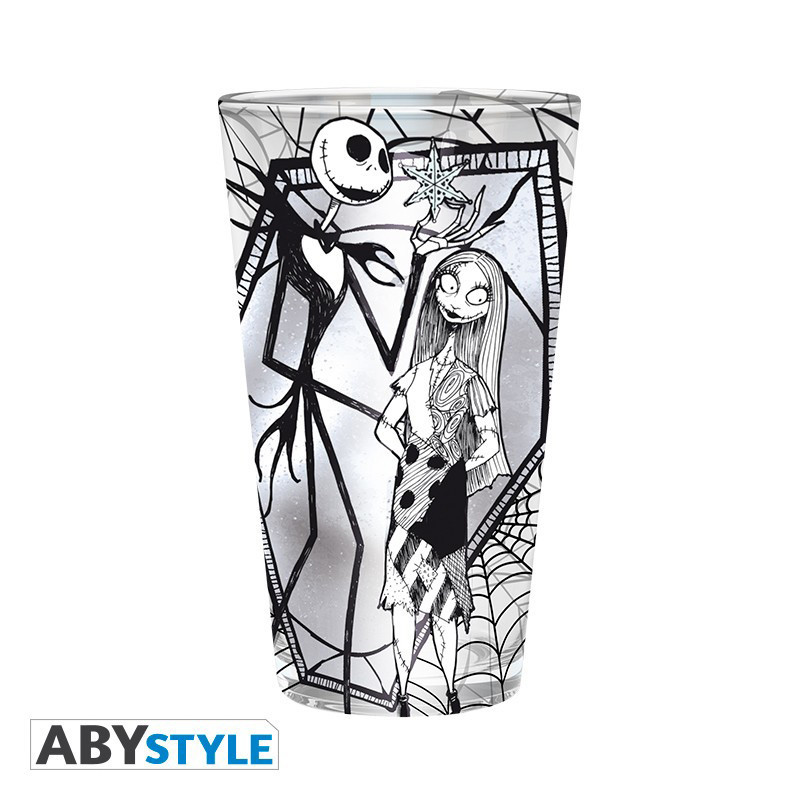 NIGHTMARE BEFORE CHRISTMAS Verre XXL Jack & Sally Abystyle NIGHTMARE BEFORE CHRISTMAS Verre XXL Jack & Sally Abystyle
