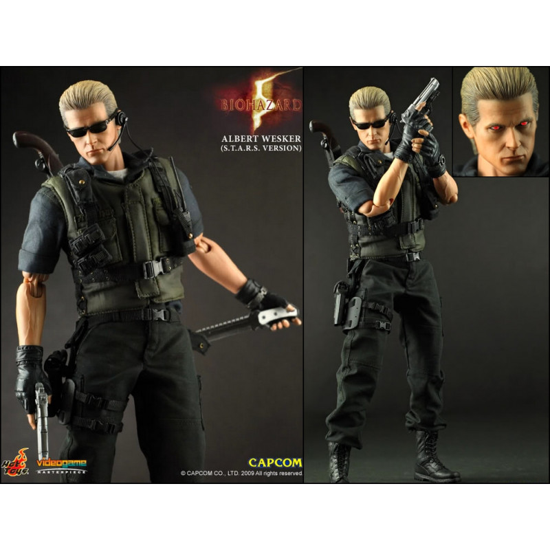 RESIDENT EVIL action figure Albert Wesker S.T.A.R.S. version Hot Toys RESIDENT EVIL action figure Albert Wesker S.T.A.R.S. version Hot Toys