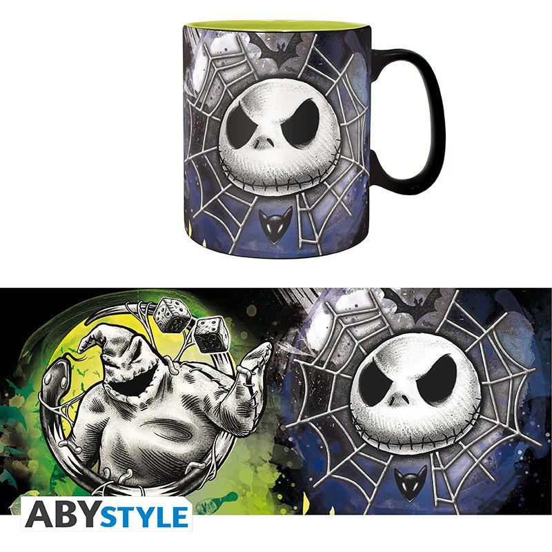 ABYstyle - Tazza 3D Nightmare Before Christmas Con Sally, 550 Ml, In Dolomite, Finitura Opaca E Rilievo, Regalo Per Fan