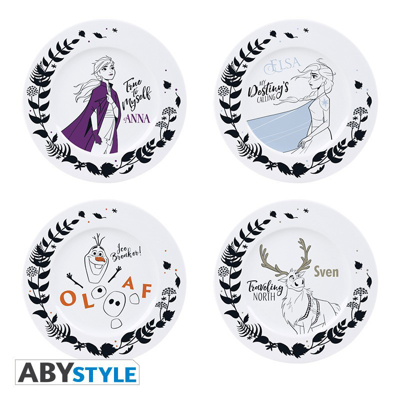 DISNEY Assiettes La Reine Des neiges 2 ABYstyle