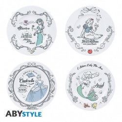 DISNEY Assiettes Disney Princesses ABYstyle