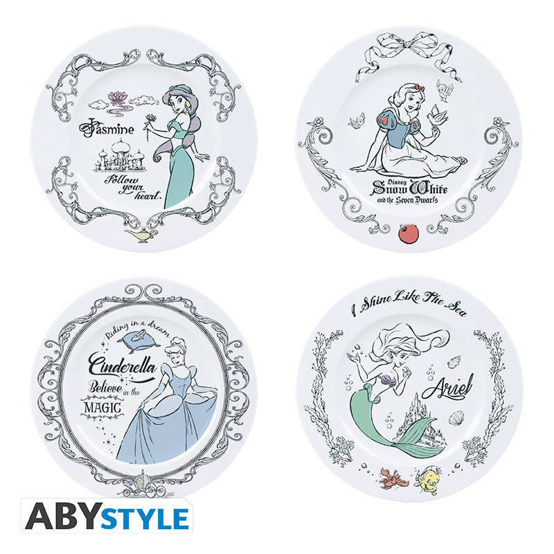 DISNEY Assiettes Disney Princesses ABYstyle DISNEY Assiettes Disney Princesses ABYstyle