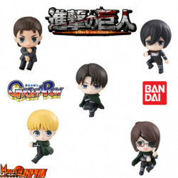 ATTACK ON TITAN Gashapons Hügcot Bandai