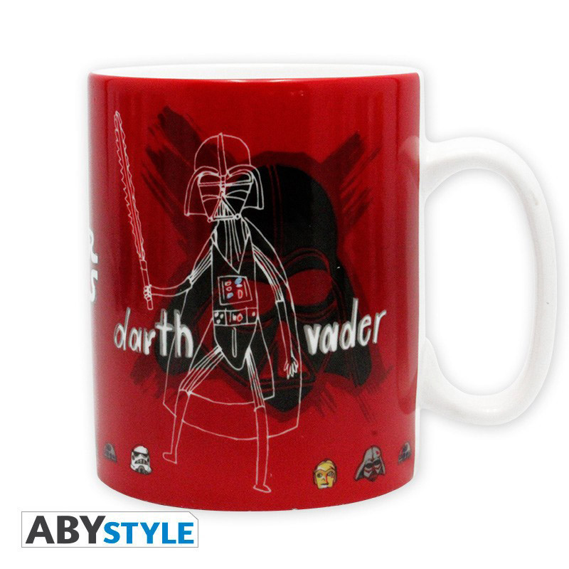 STAR WARS Mug Darth Vader Sketchbook ABYstyle